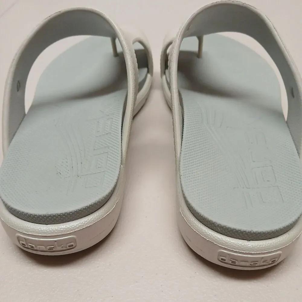 Dansko Krystal Seafoam Green Open Back Slip on Sandal Thong Flip Flops 40/9.5-10 - Picture 5 of 10